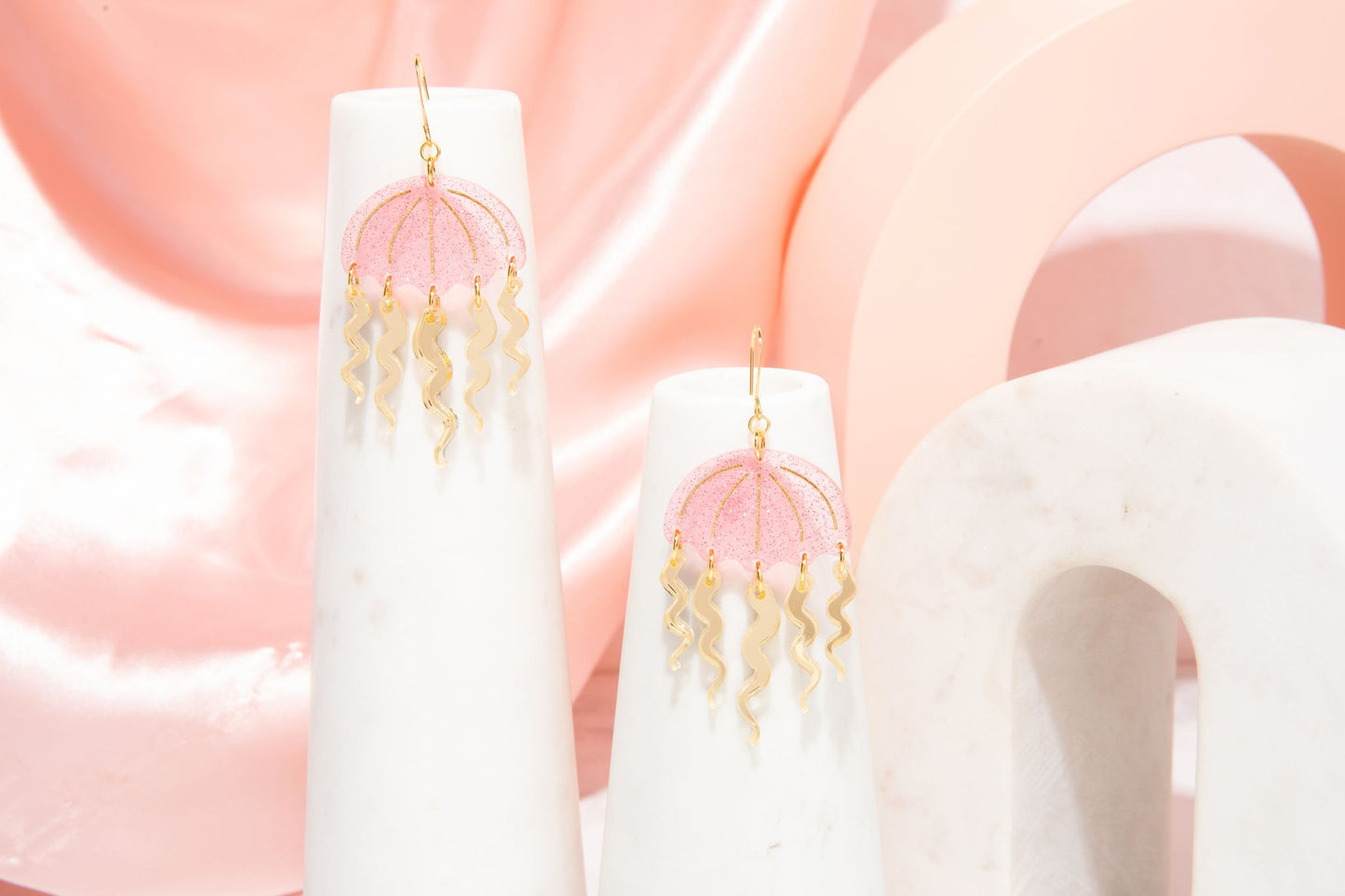 Floating Jellyfish Earrings