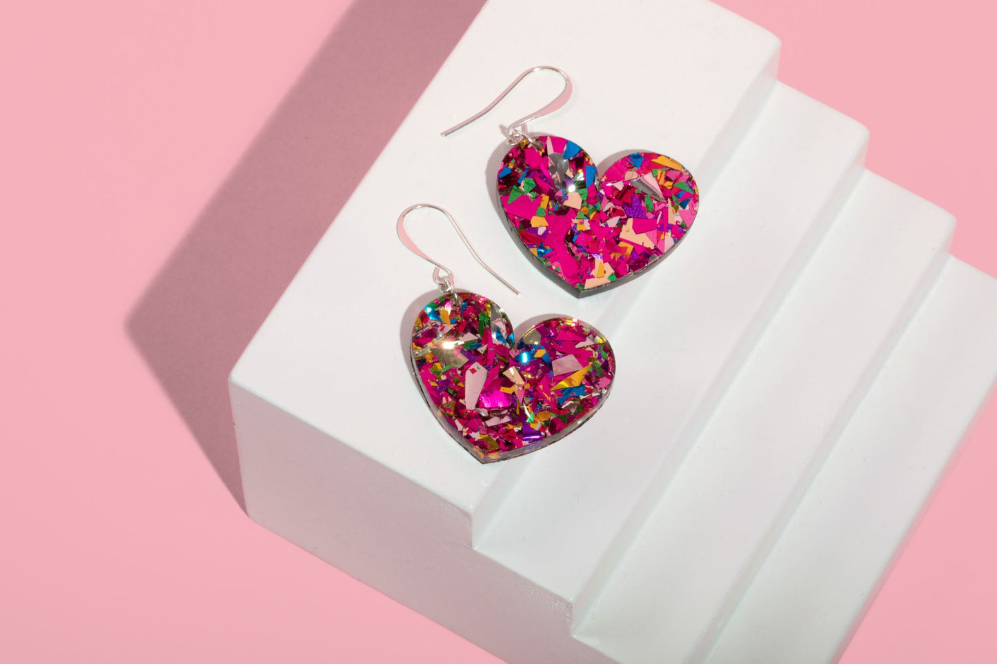 Rainbow Sparkle Hearts