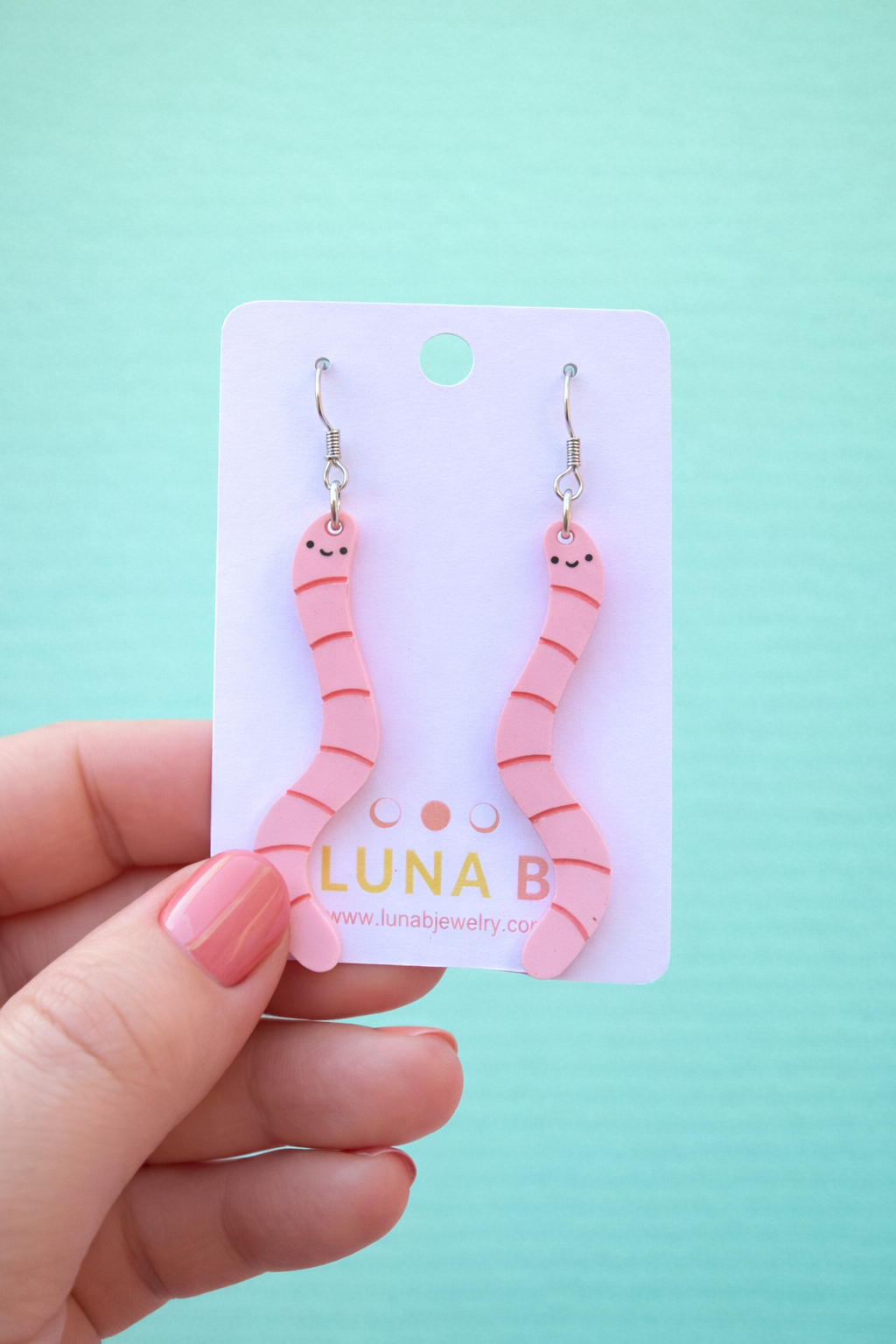 Happy Worm Earrings