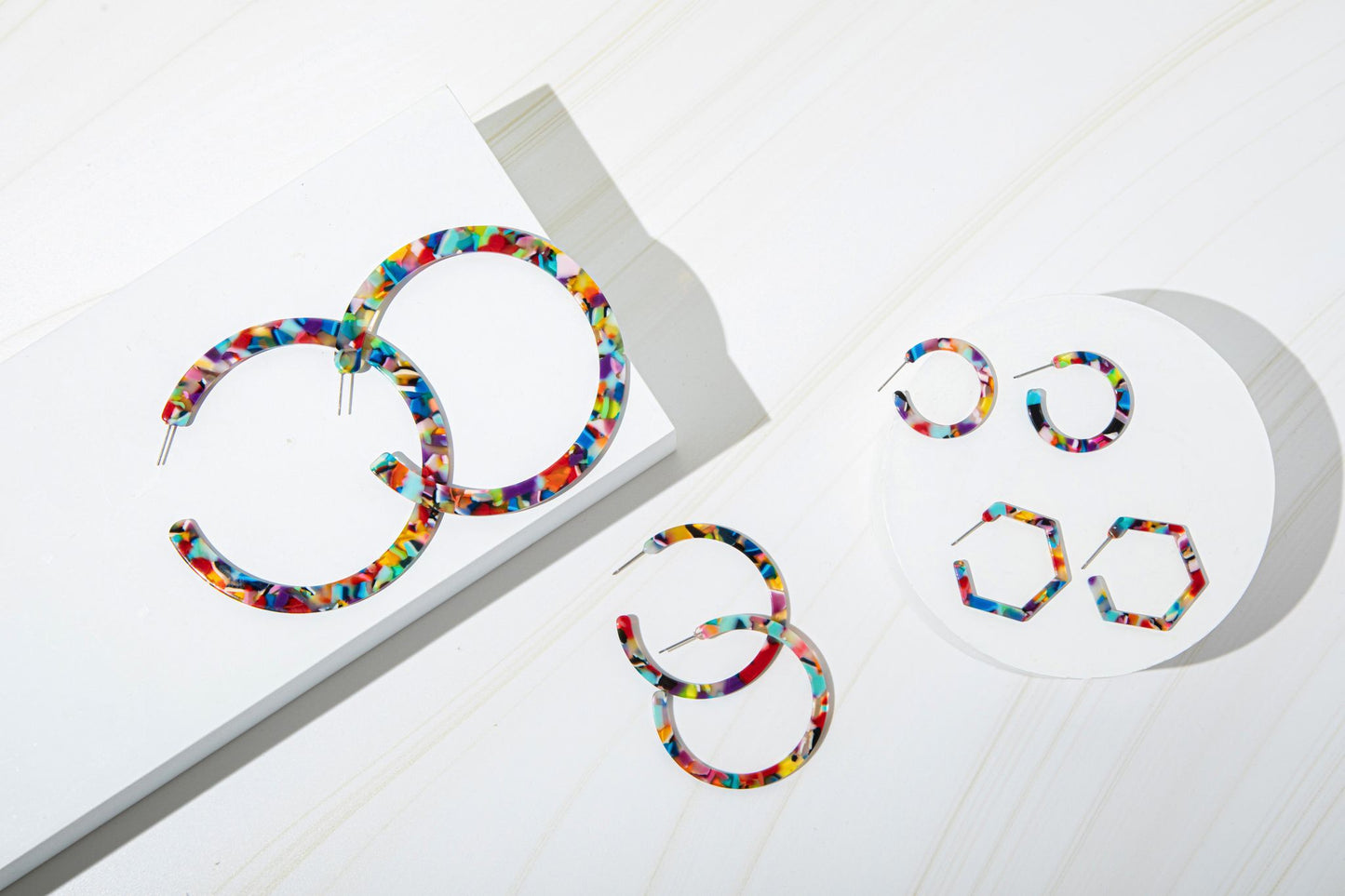 Acetate Hoops Classic