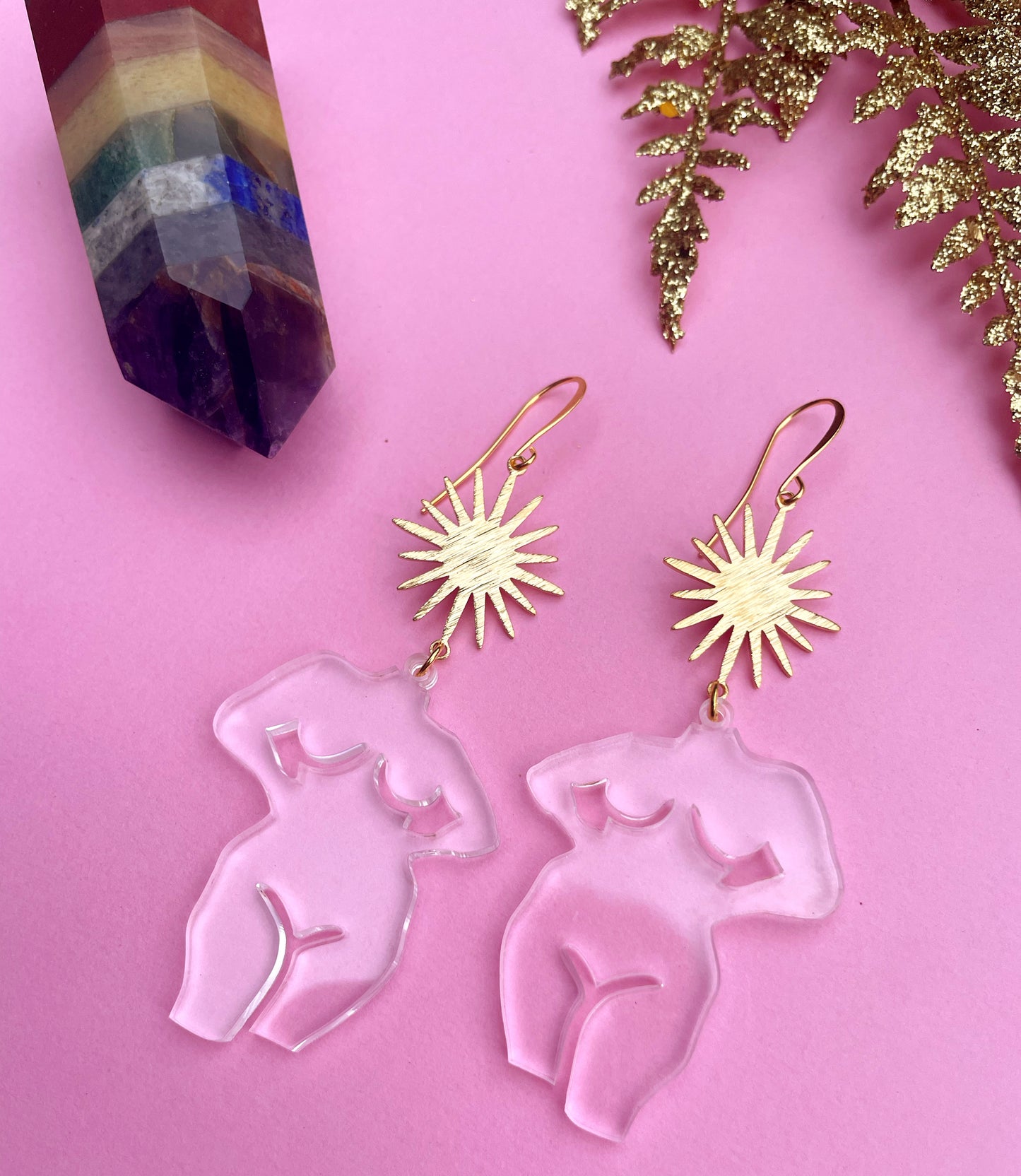 Crowned Goddess Earrings