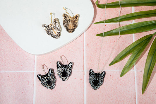 Jungle Jaguar Earrings