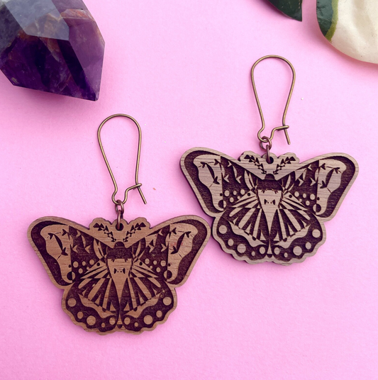 Moth to the Flame Earrings