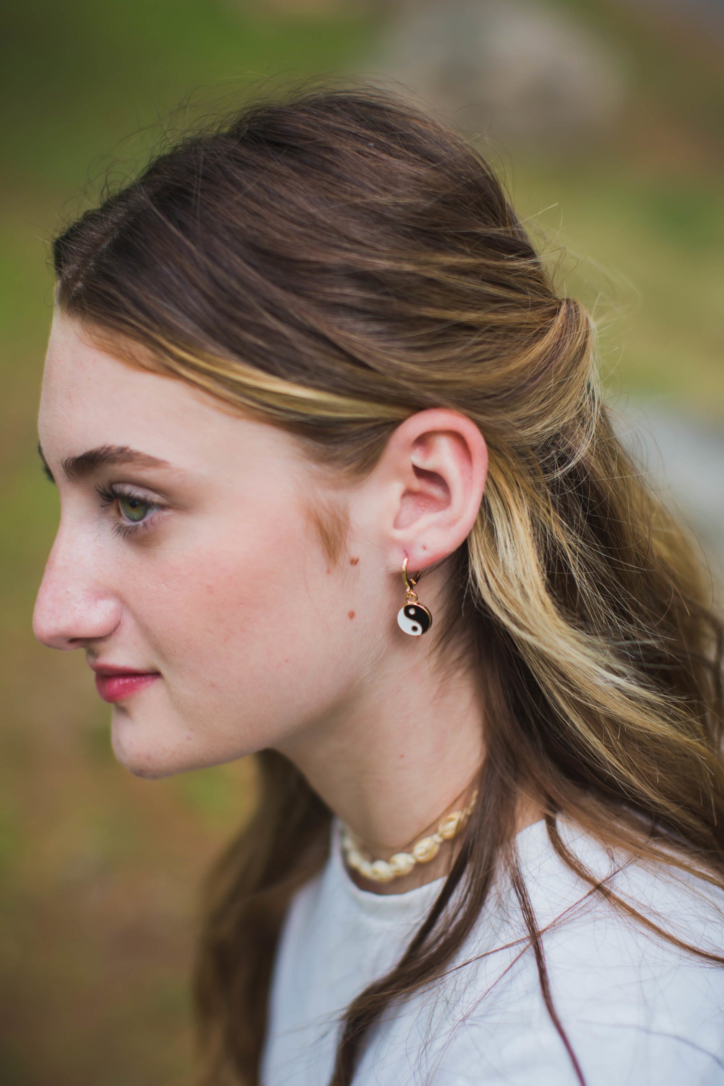 Yin Yang Drop Earrings