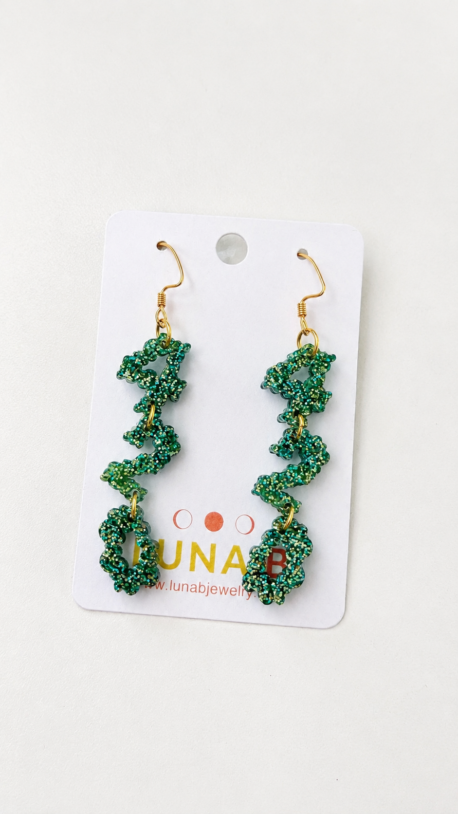 420 Glitter Weed Leaf Dangle Earrings | Cannabis Jewelry