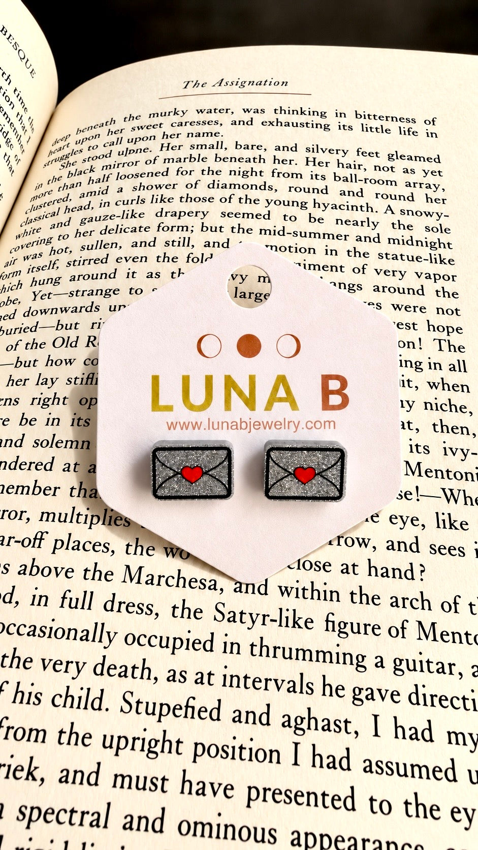 Love Letter Stud Earrings | Bookish Envelope Earrings