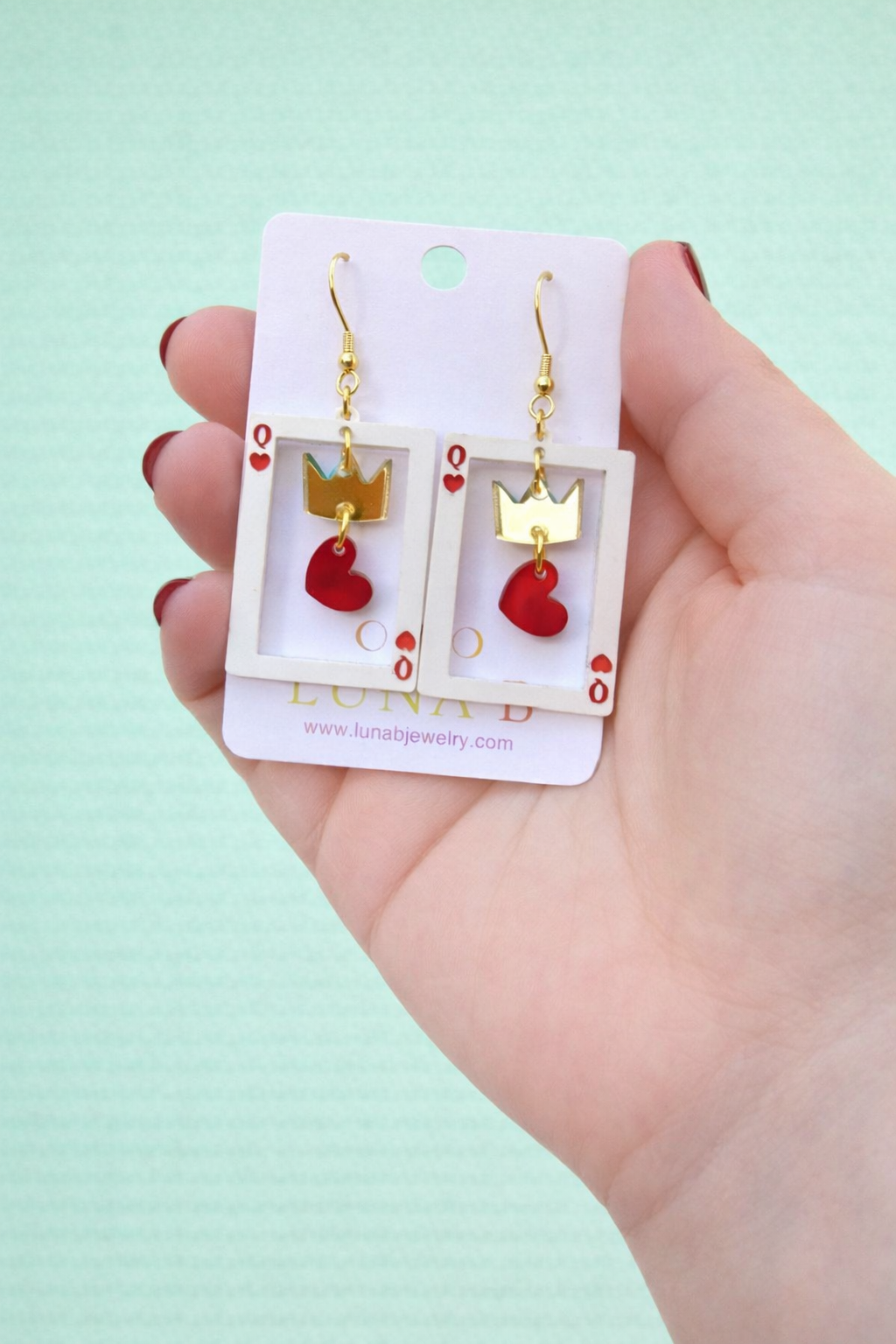 Queen of Hearts Earrings – Yellowjackets–Inspired