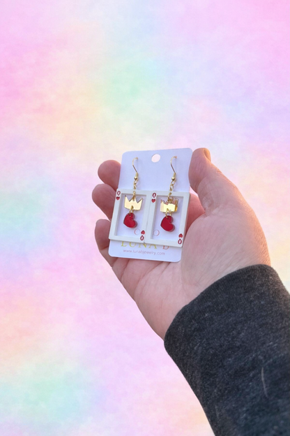 Queen of Hearts Earrings – Yellowjackets–Inspired