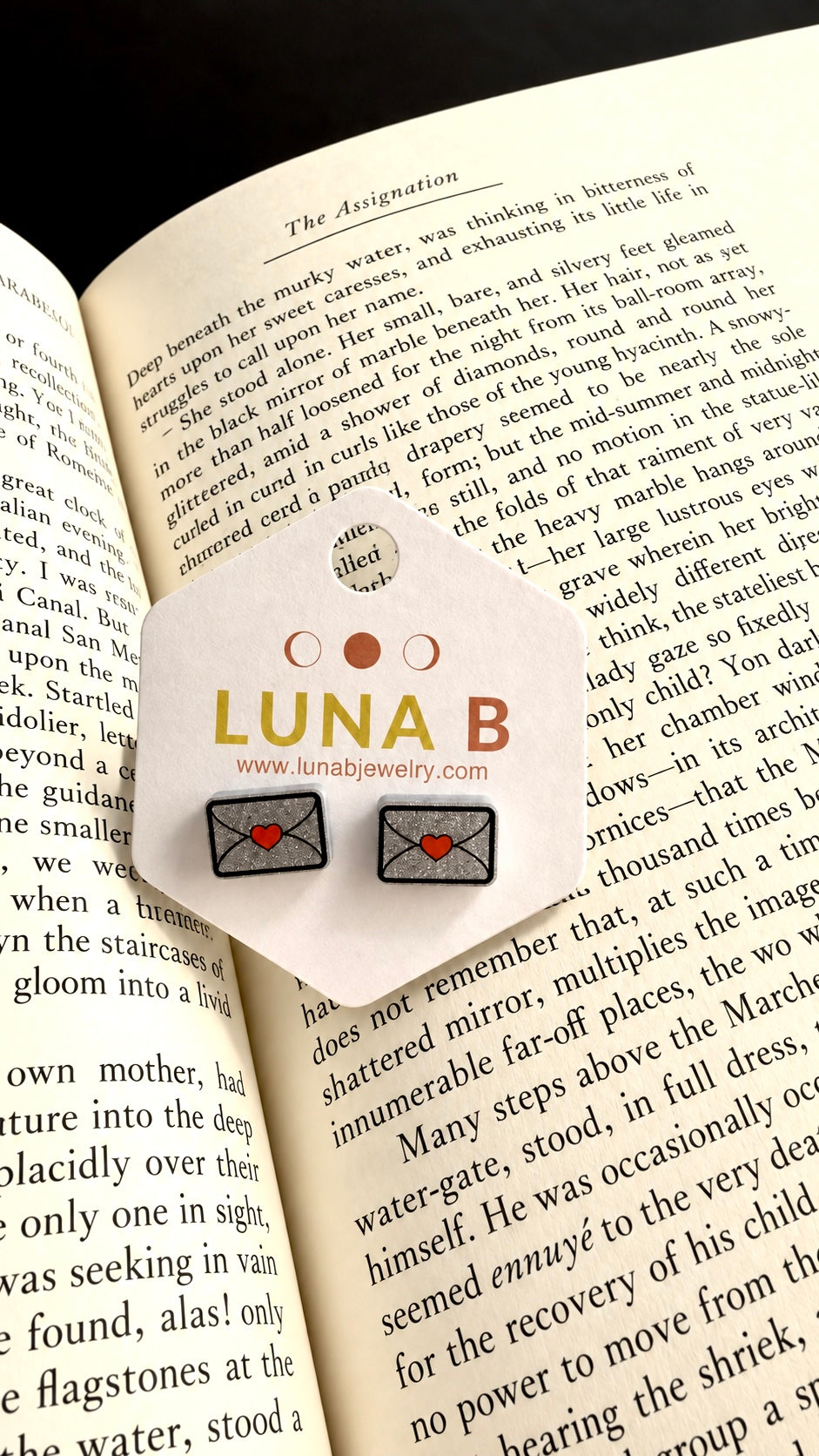 Love Letter Stud Earrings | Bookish Envelope Earrings