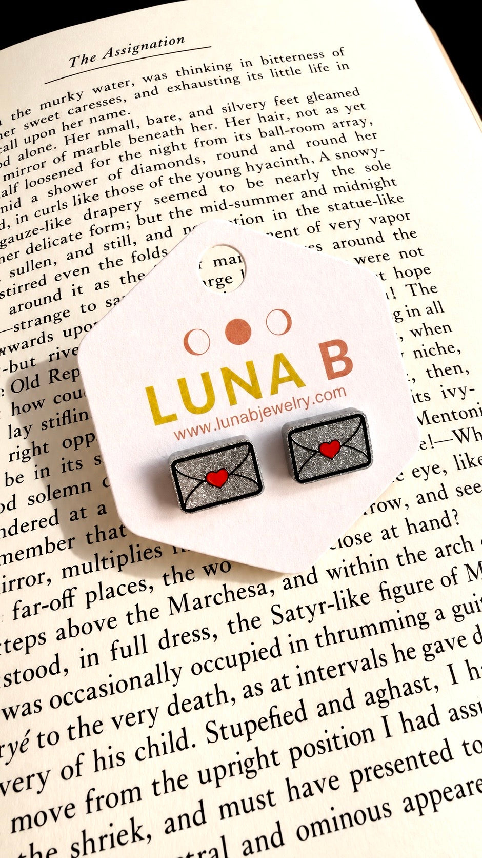 Love Letter Stud Earrings | Bookish Envelope Earrings