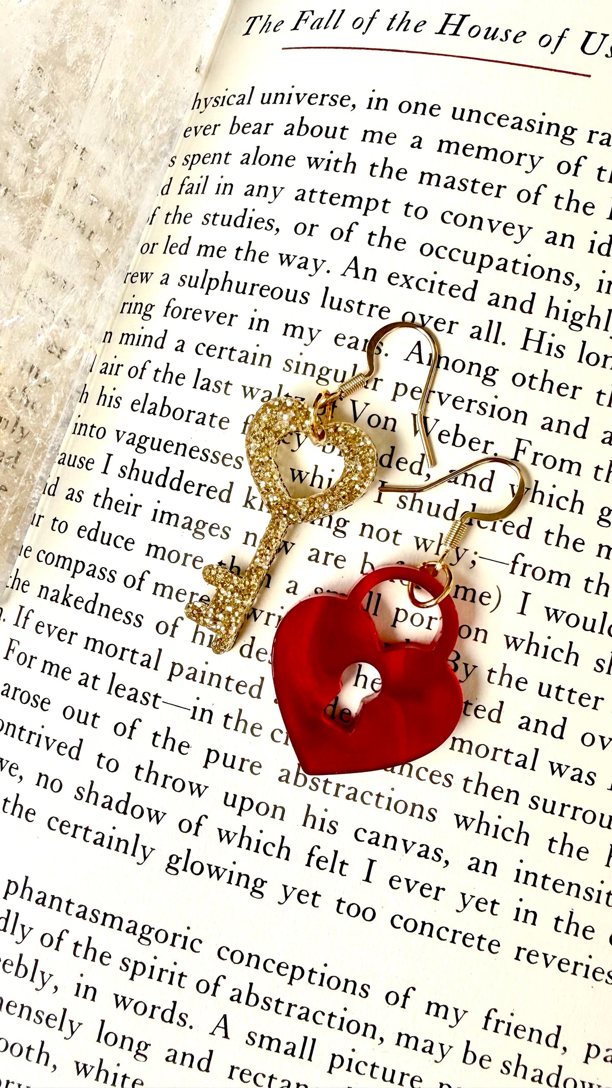 Key to My Heart Lock & Key Earrings