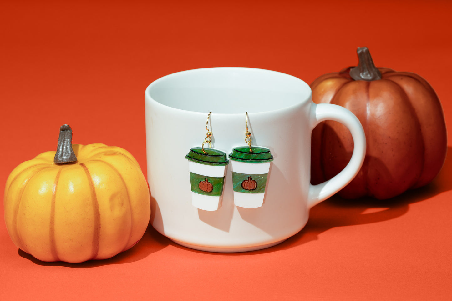 Pumpkin Latte Earrings