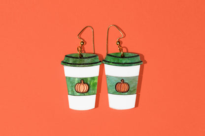 Pumpkin Latte Earrings