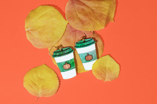 Pumpkin Latte Earrings