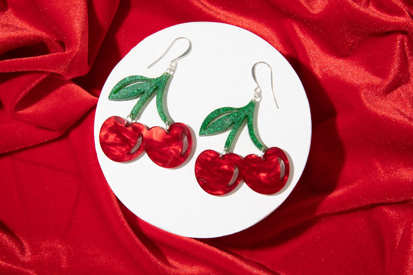 Red Hot Cherry Earrings