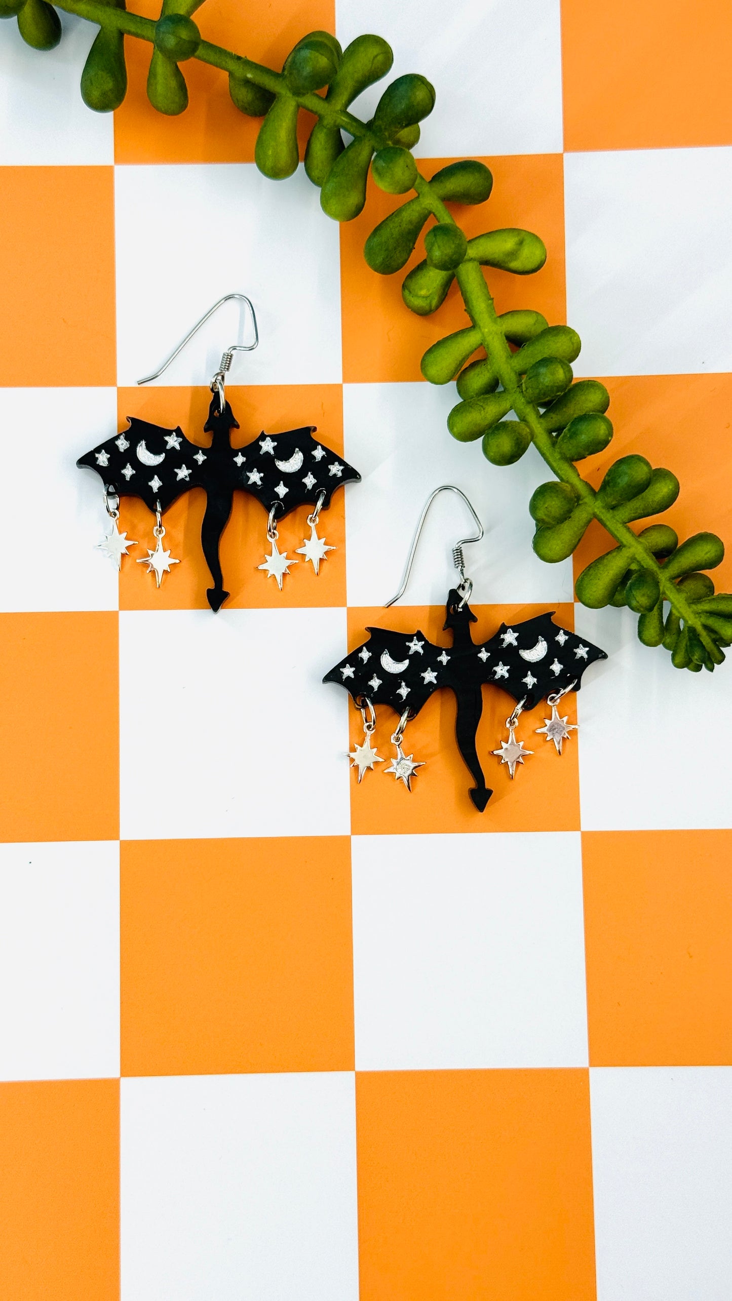 Dragon Romantasy Earrings – Gold or Silver Details