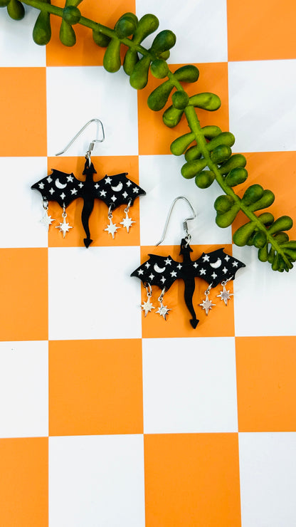Dragon Romantasy Earrings – Gold or Silver Details