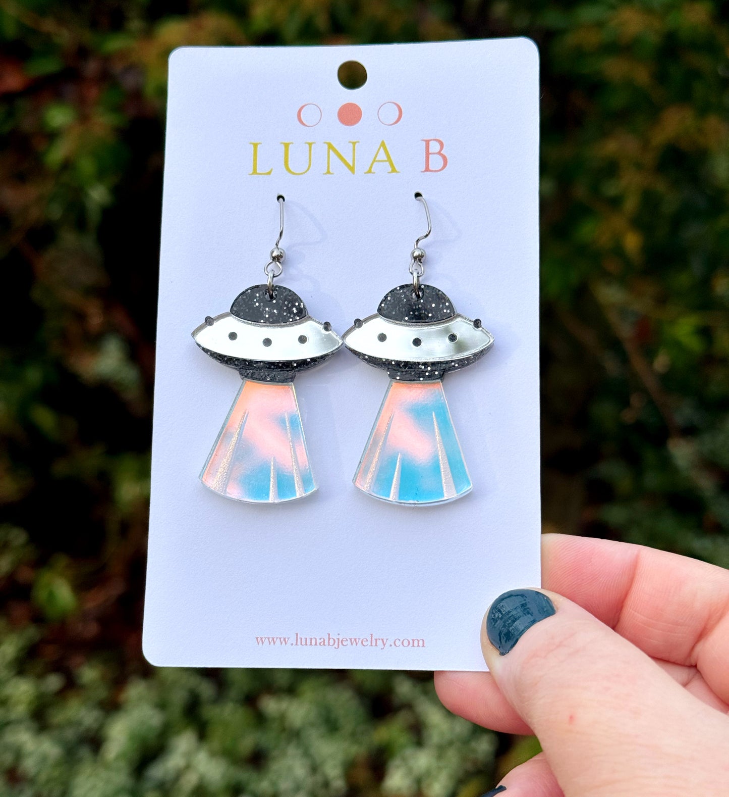 UFO Flying Saucer Earrings