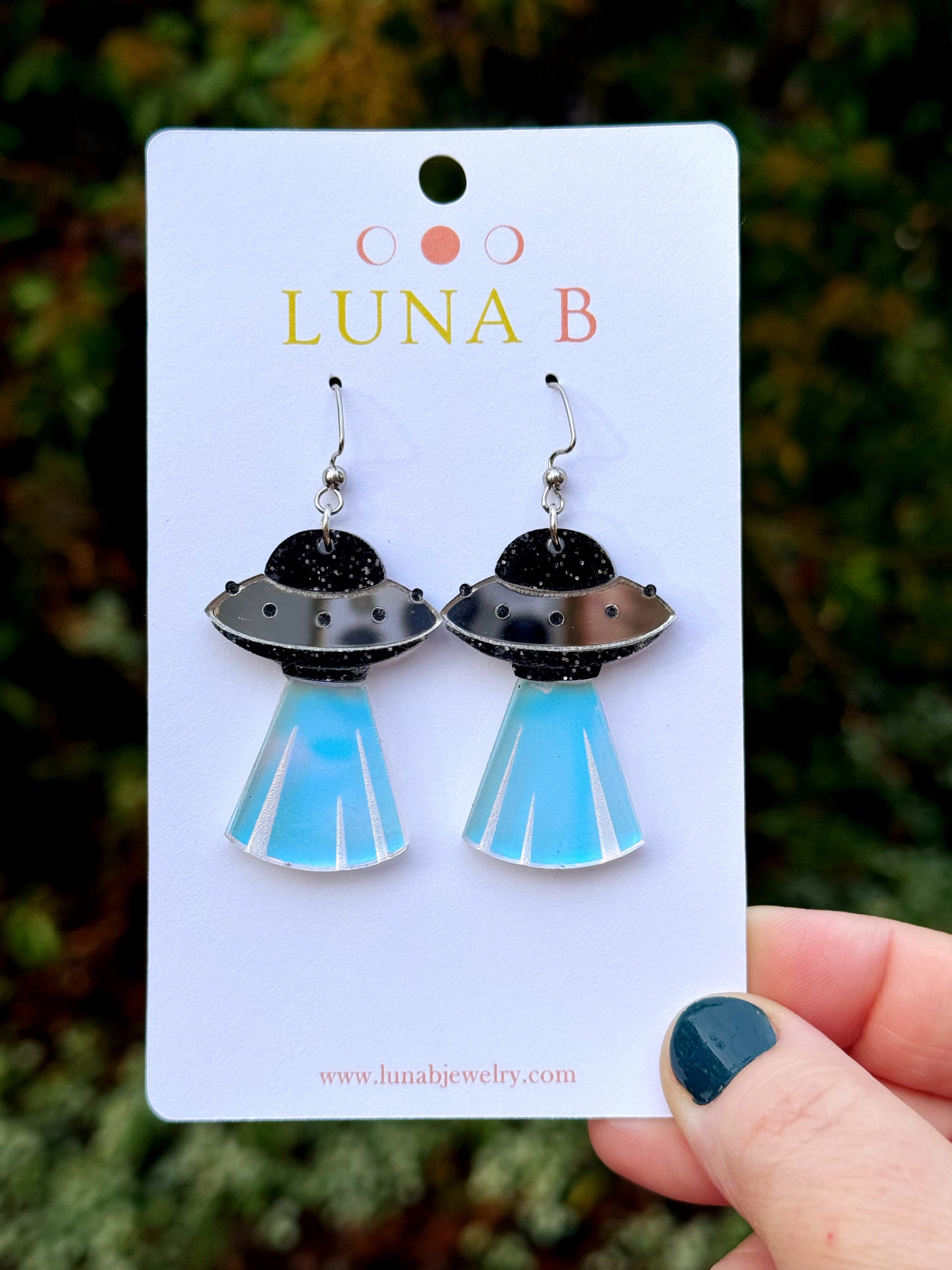 UFO Flying Saucer Earrings