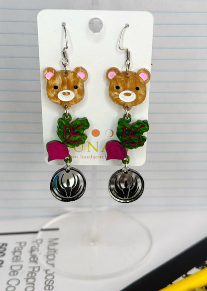 Bears, Beets, Battlestar Galactica Earrings | The Office Earrings