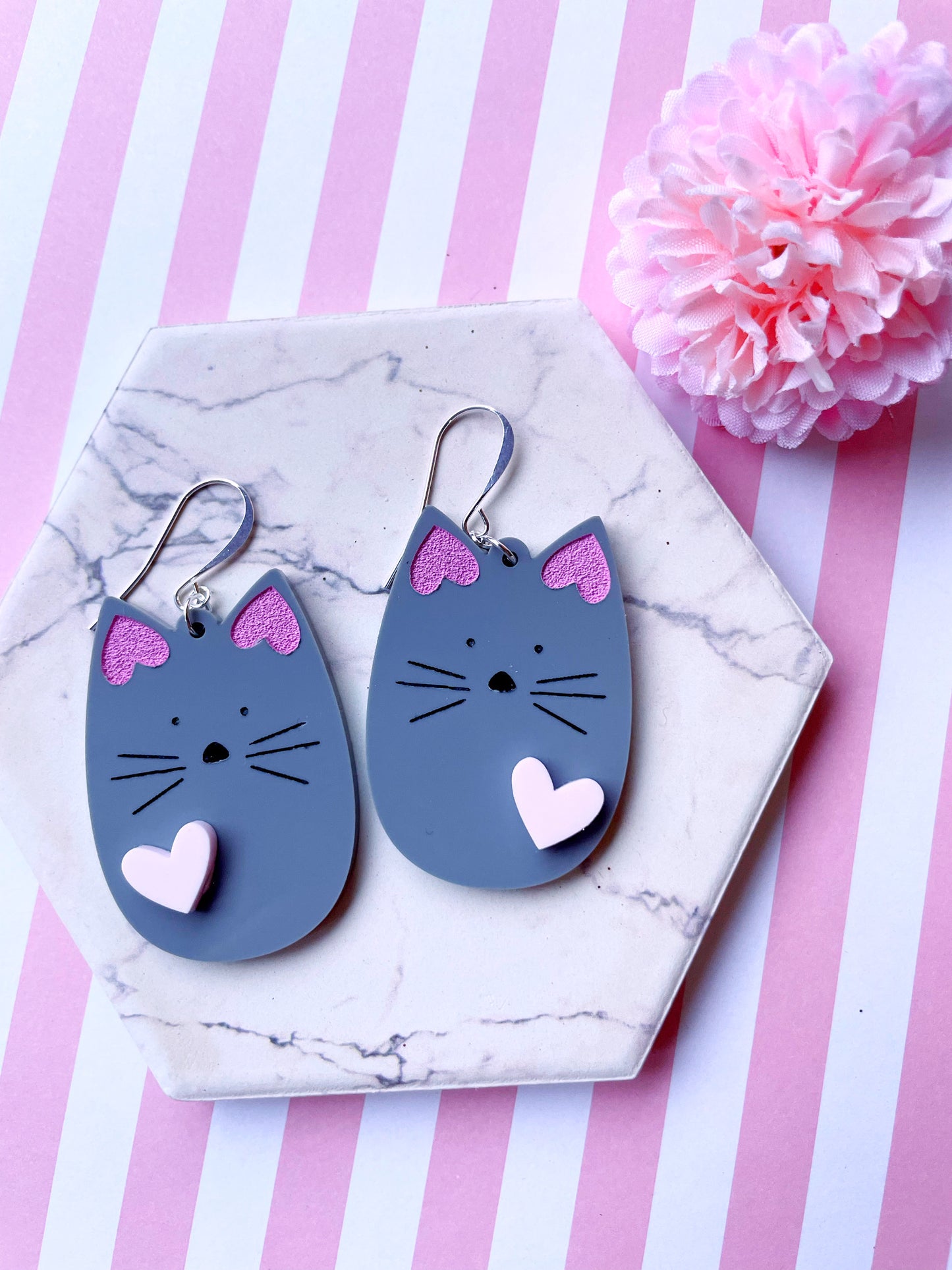 Love Cats Kitty Earrings