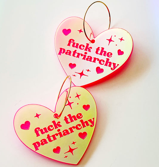 F*ck the Patriarchy Earrings (Taylor's Version)