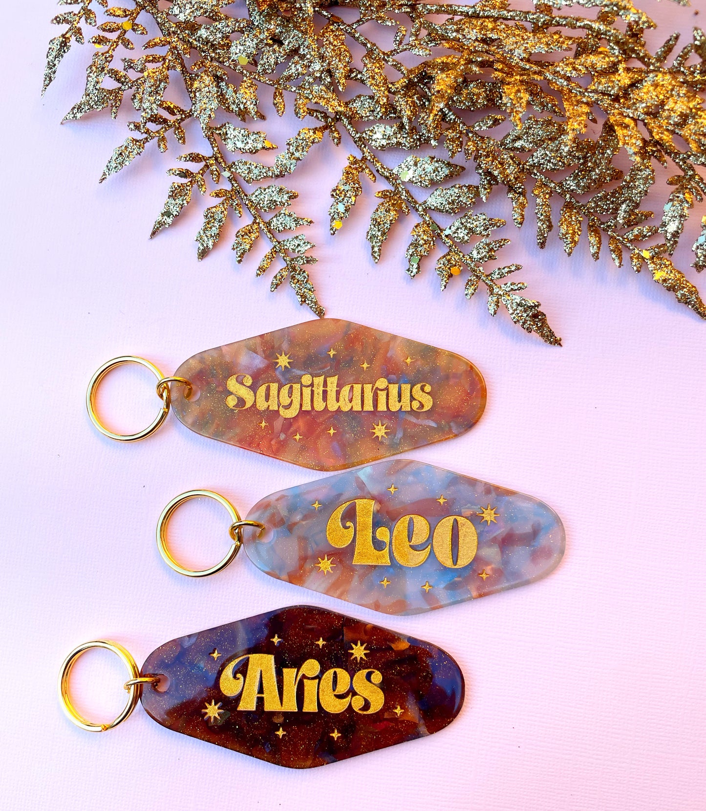 What's Your Sign? Star Sign Zodiac Keychains