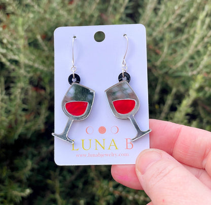 Red Wine Earrings